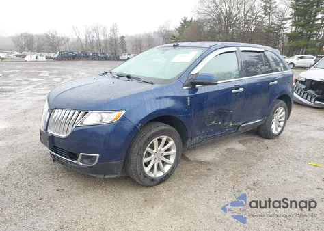 2012 Lincoln Mkx z USA, uszkodzony, nr VIN 2LMDJ8JK0CBL11976